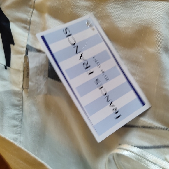 Crea Concepts Ivory Black Gray Geometric Skirt. Size 40 Medium - Picture 9 of 11